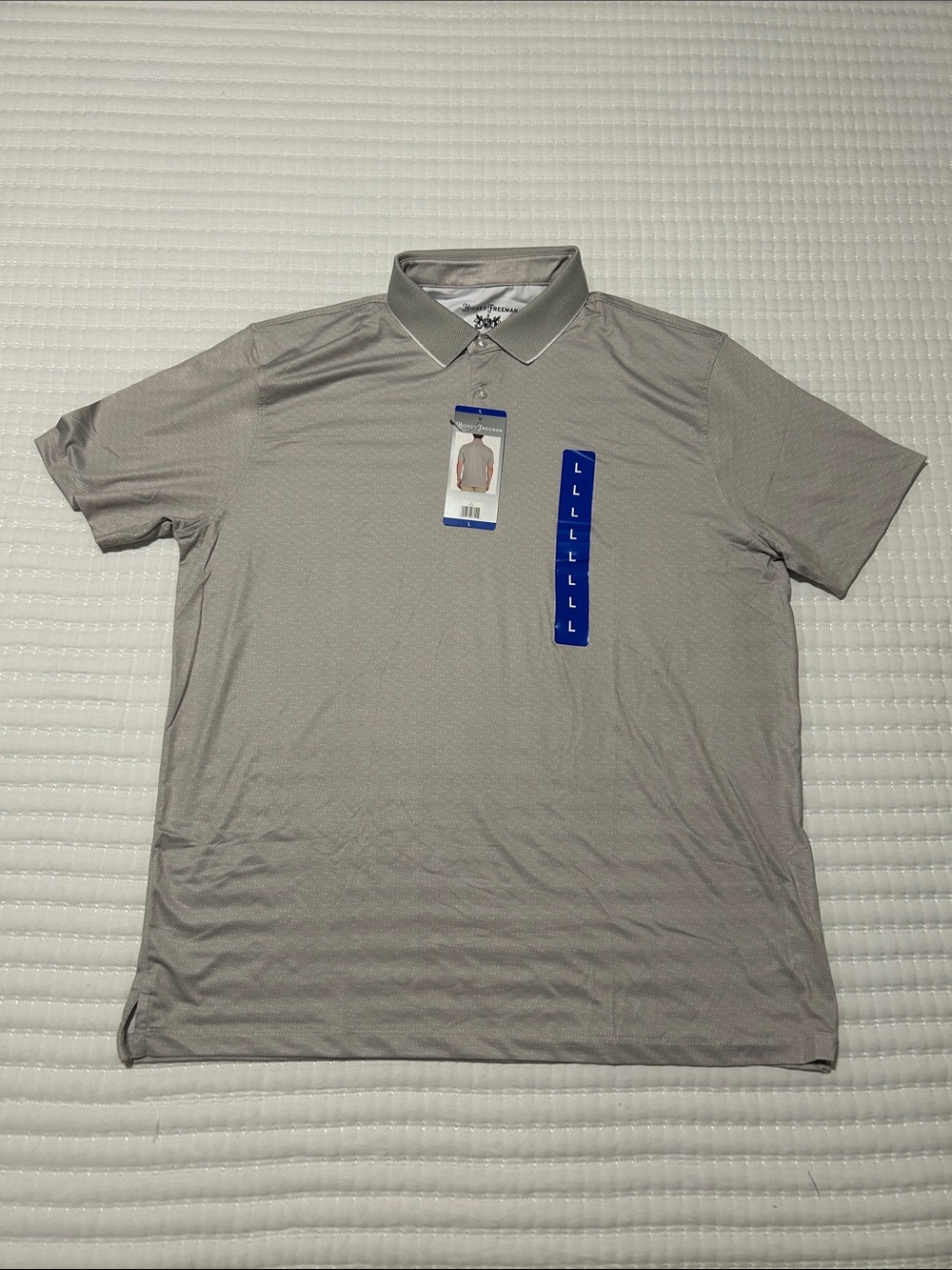 Hickey Freeman Men's Polo in Light Taupe